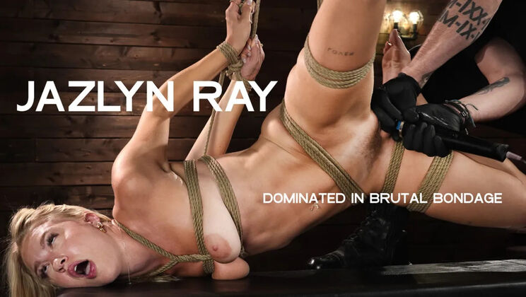 [Hogtied(Kink)] - Blonde Bombshell Jazlyn Ray Submits to Domination - The Pope - Jazlyn Ray