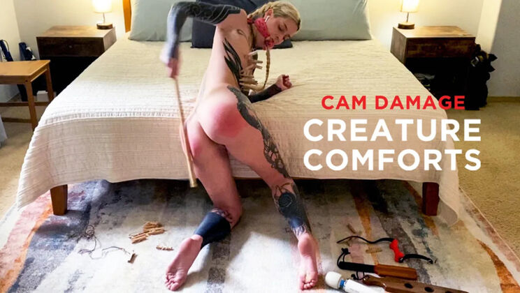 [KinkyBites] - Creature Comforts Turned Kinky: Cam Damage's Foot Fetish - The Pope - Cam Damage