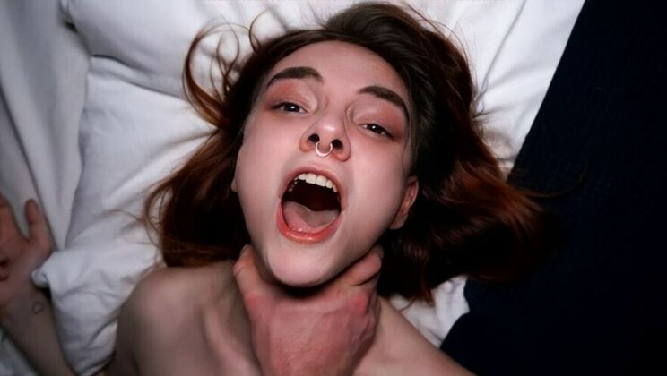 Rough Sex with Petite Brunette