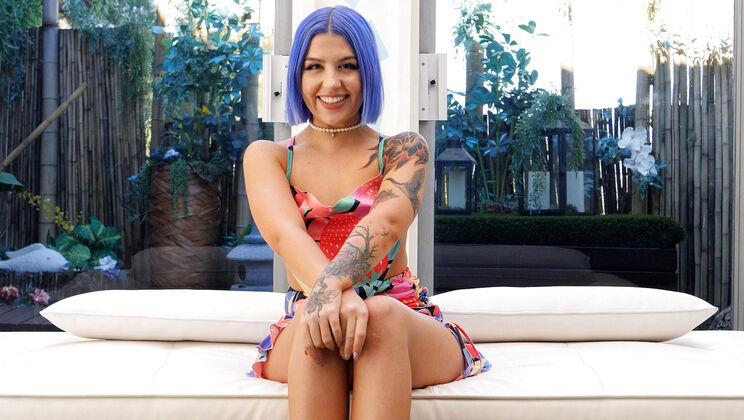 [NetVideoGirls] - Luna's Cowgirl Sex Tryout - Luna