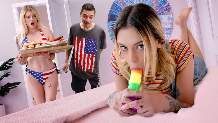 [AskYourMother] - Who Sucks the Best? Threesome Blowjob Challenge - Juan Loco - Hyley Winters - Dylan Moore