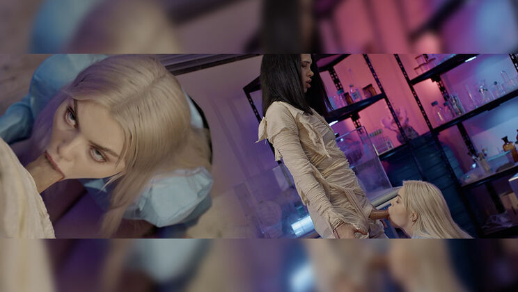 [FutanariXXX] - Petite Blonde Shares Her Secret - Alyssa Bounty - Ashby Winter