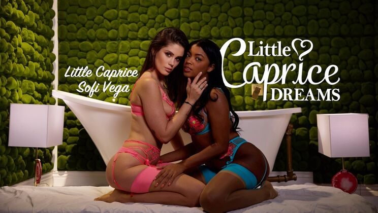 [CapriceDivas] - Latina and Ebony Beauty: A Kissing Encounter - Sofi Vega - LittleCaprice