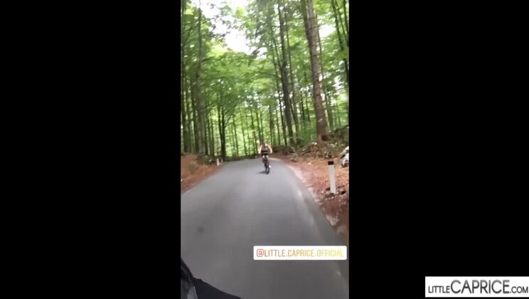 Czech Brunette LittleCaprice Gets Naked in Slovenia