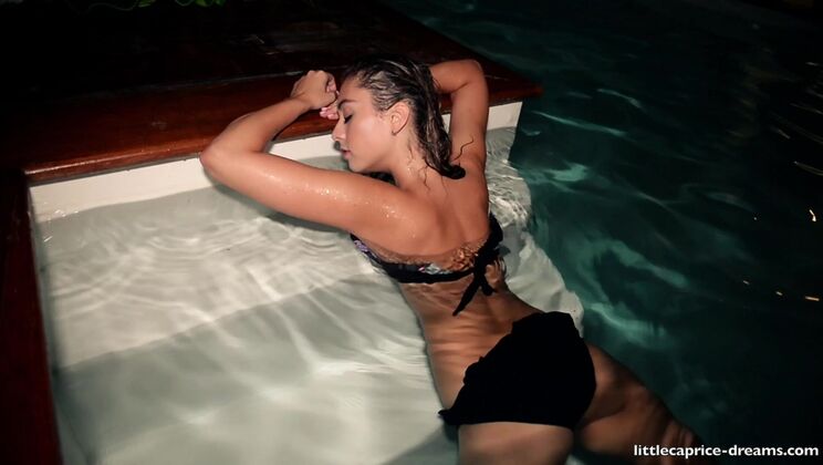 [CapriceDivas] - Brunette Babe Sabrisse Gets Erotic - Sabrisse