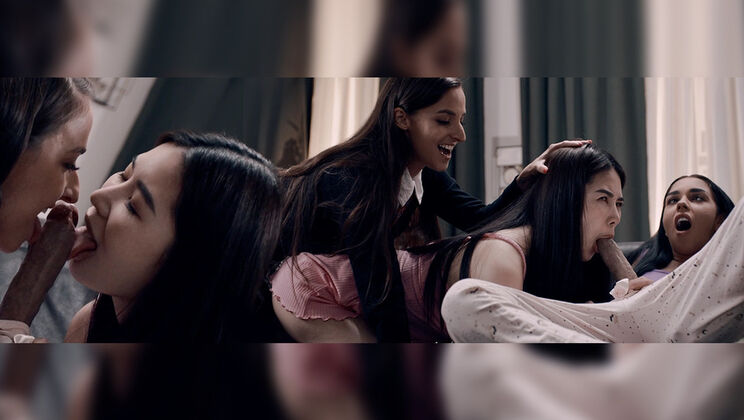 Big Tits Bukkake Hell