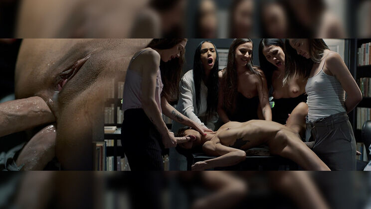 [FutanariXXX] - Amirah Adara's Reading Aloud Turns into Orgy - Amirah Adara - Veronica Leal - Black Angel - Tabitha Poison - Alyssa Bounty - Matty Mila