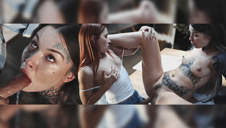 [FutanariXXX] - The Small Tits Art Show - Tabitha Poison - Clemence Audiard