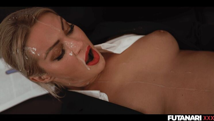 Office Babe Cherry Kiss Teasing Her Tight Pussy