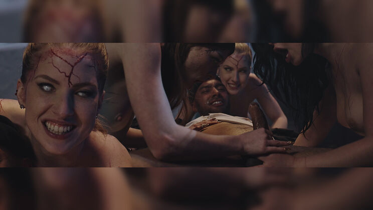 [Parasited] - Scarlett Alexis in Hardcore Foursome Action - Oliver Davis - Scarlett Alexis - Octavia Red - Myra Moans