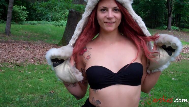 Minka & Krissi - Lingerie Massage & Outdoor Tease