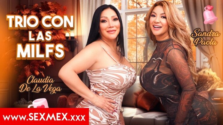 Big Tits & Big Ass MILFs Sandra & Claudia in Threesome Fun