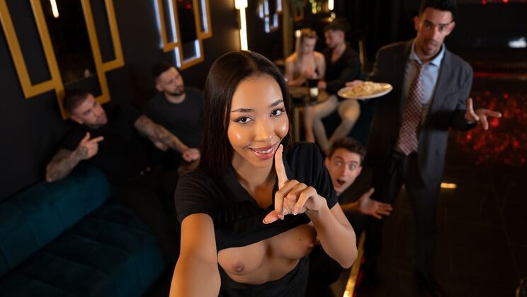 [RKPrime] - European Stud Jimmy Bud Pounds Russian Waitress Doggystyle - Jimmy Bud - Lia Lin