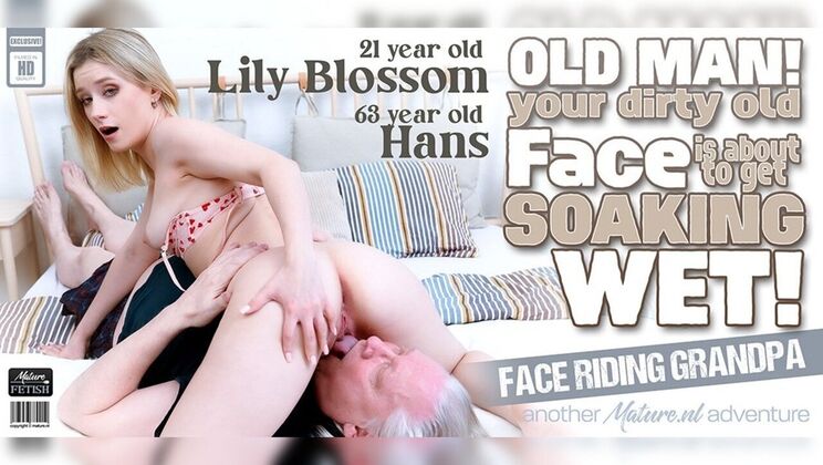 [Mature.nl] - Face sitting slut Lily Blossom dominates 60+ man - Hans - Lily Blossom