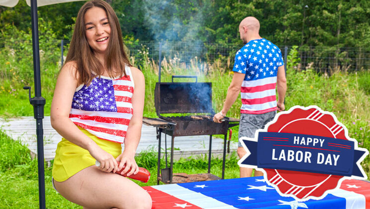 [ClubSweethearts] - Shaved Teen Hazel Grace Tit Play and Cumshot - Hazel Grace - Aleks Sam