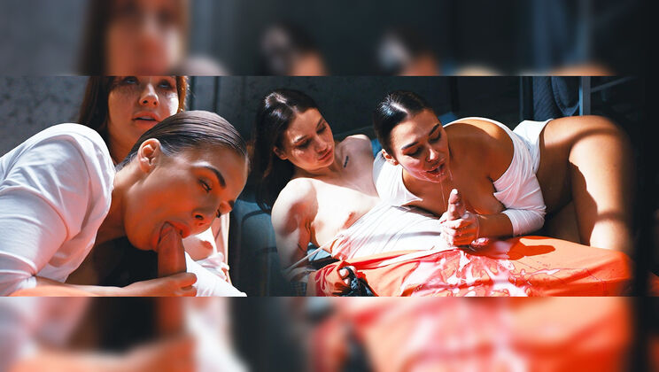 [FutanariXXX] - Teen Brunette Witch Small Tits Scene - Sam Bourne - Milan Cheek - Matty Mila