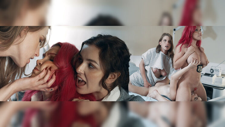 Lily Lou in Blowjob and Creampie Threesome