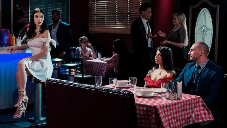 Outdoor Poolside Lesbian Licking and Indoor Bathroom Sex