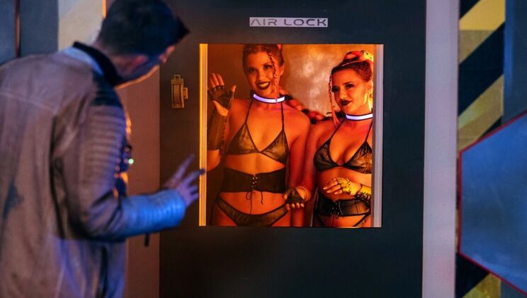 [DigitalPlayground] - Blonde Big Ass Gets Fingered and Licked in Space Adventure - Danny D - Emily Woods - Ruby Sims