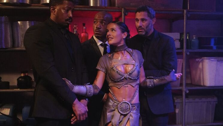 [DigitalPlayground] - Petite Brunette Takes Anal and Facial from Muscular Men - Isiah Maxwell - Damon Dice - Ryan Reid - Mazee