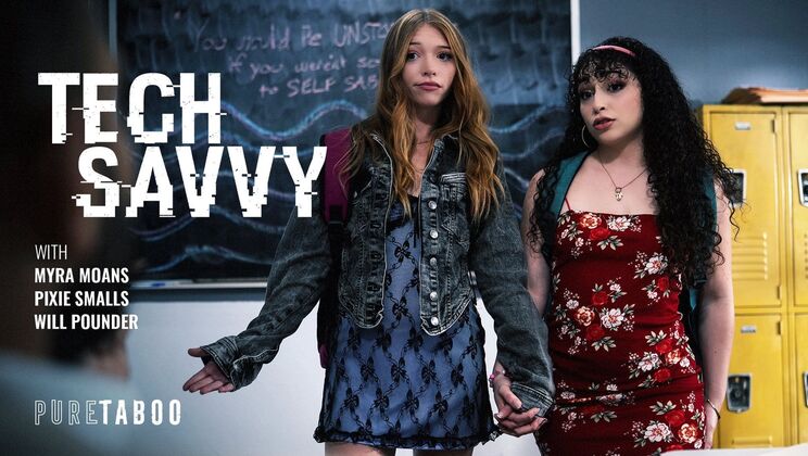 [PureTaboo] - Skinny Teacher Fucks Student with Cumshot Finish - Will Pounder - Myra Moans - Pixie Smalls