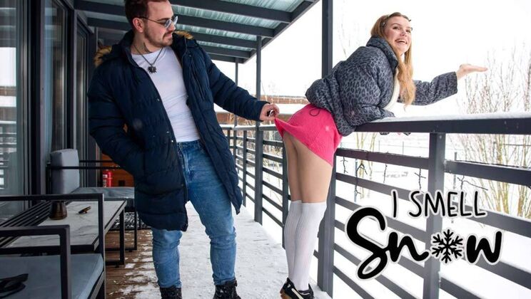 [ClubSweethearts] - Snowy Outdoor Fuck with Teen Milka Wey - Milka Wey - Darko Mur