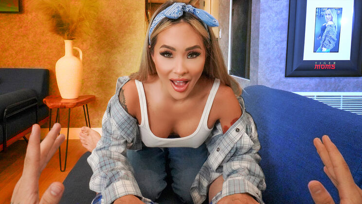 Tiny Asian Slut Fucks Her Problems Away