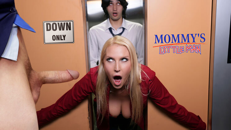 Double Teamed and Trapped with a Blonde