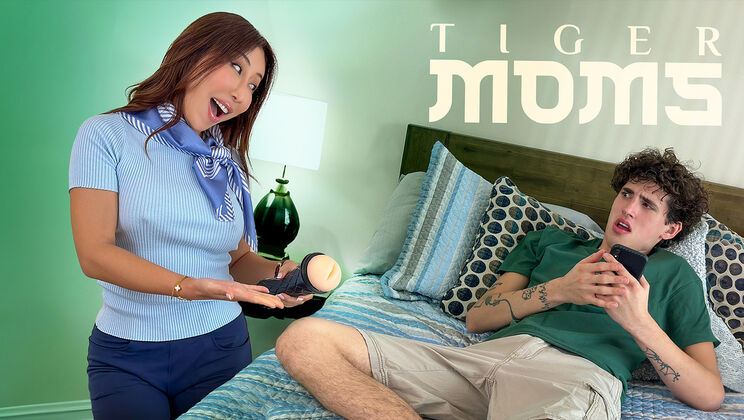 Old and Young Taboo: Fit Asian Milf Teaches Step Son Sex Skills