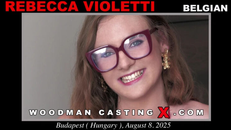 First Time Porn: Young Rebecca Violetti Gets Rimming and Cumshot