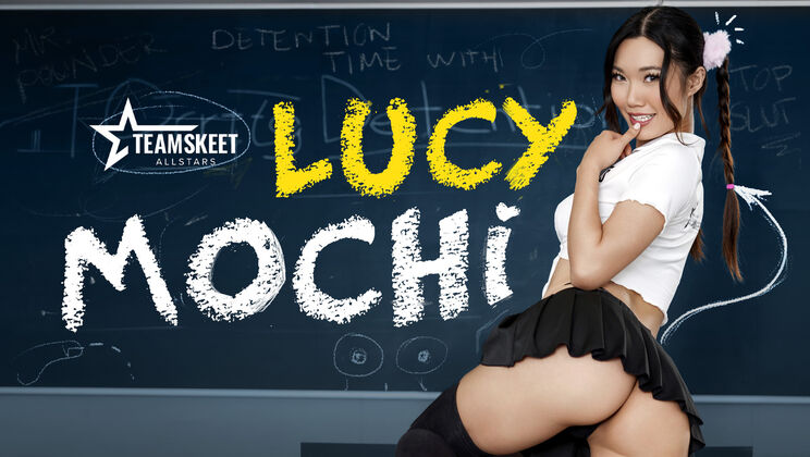 Lucy Mochi Gets Spanked In A Thong - Asian Schoolgirl Fun